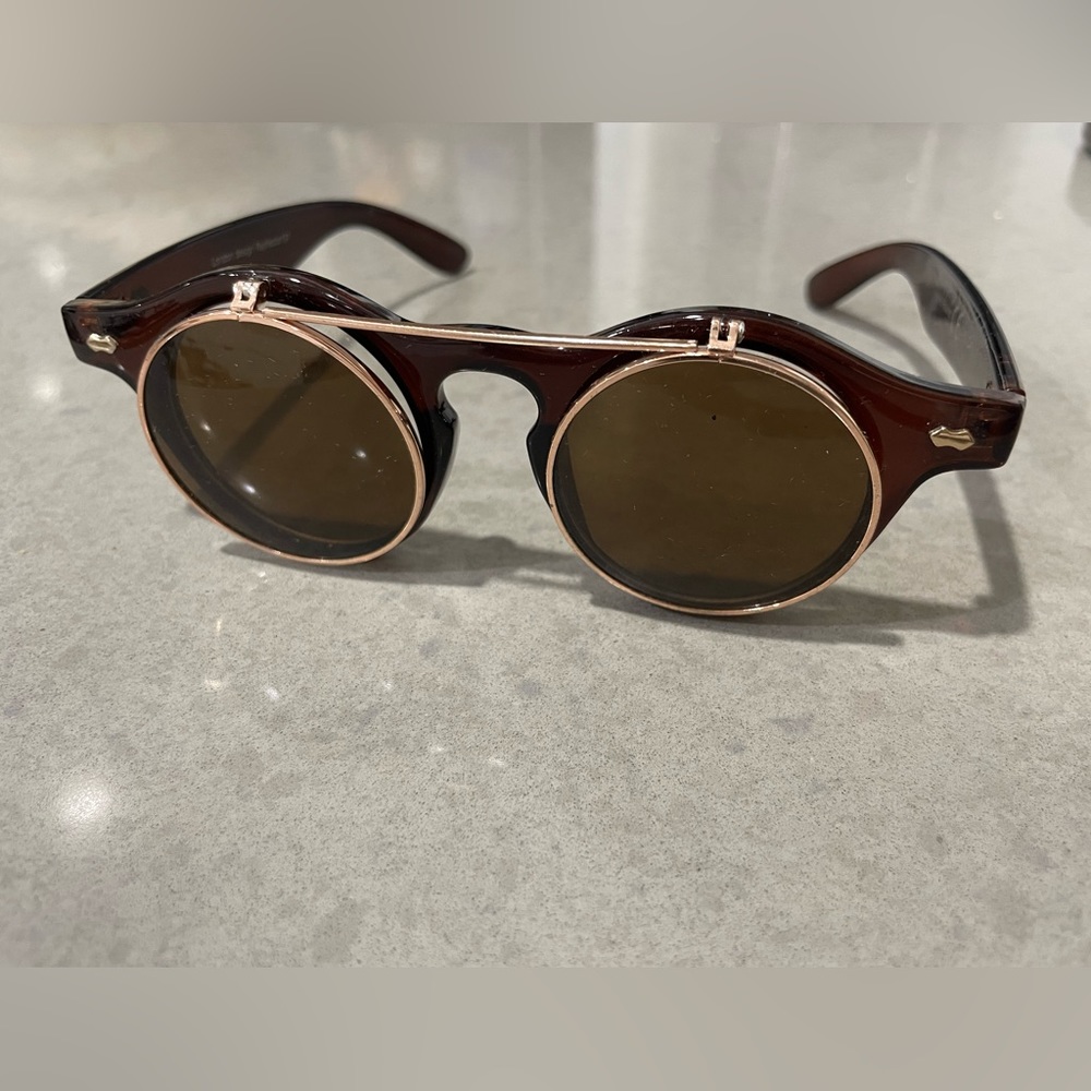 Vintage RAYFLECTOR 197 London Design Lift flap Sunglasses men women Unisex